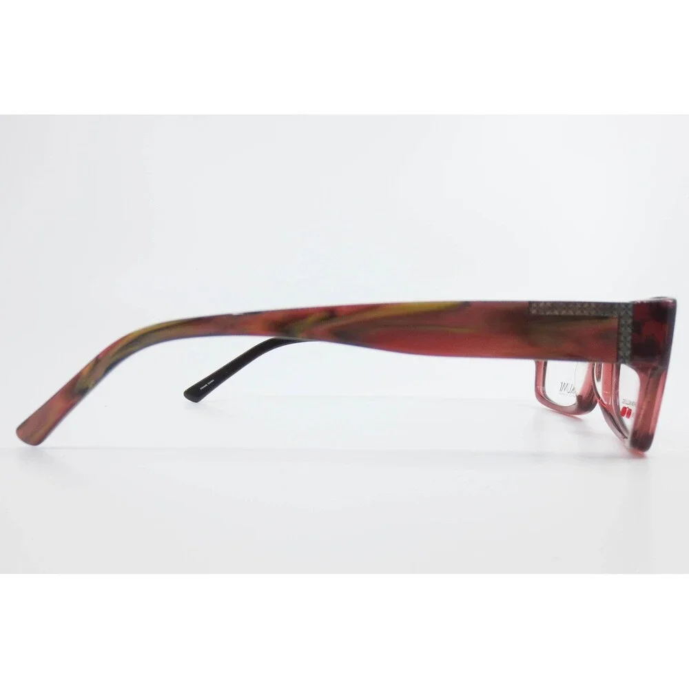 Takumi T9923 Burgundy Marbled Magnetic Eyewear Frames 51/16 135 30 Demo Lenses